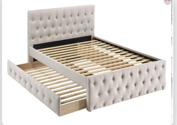 Trundle New Style Beds Full/Twin w/Mattresses Sale
