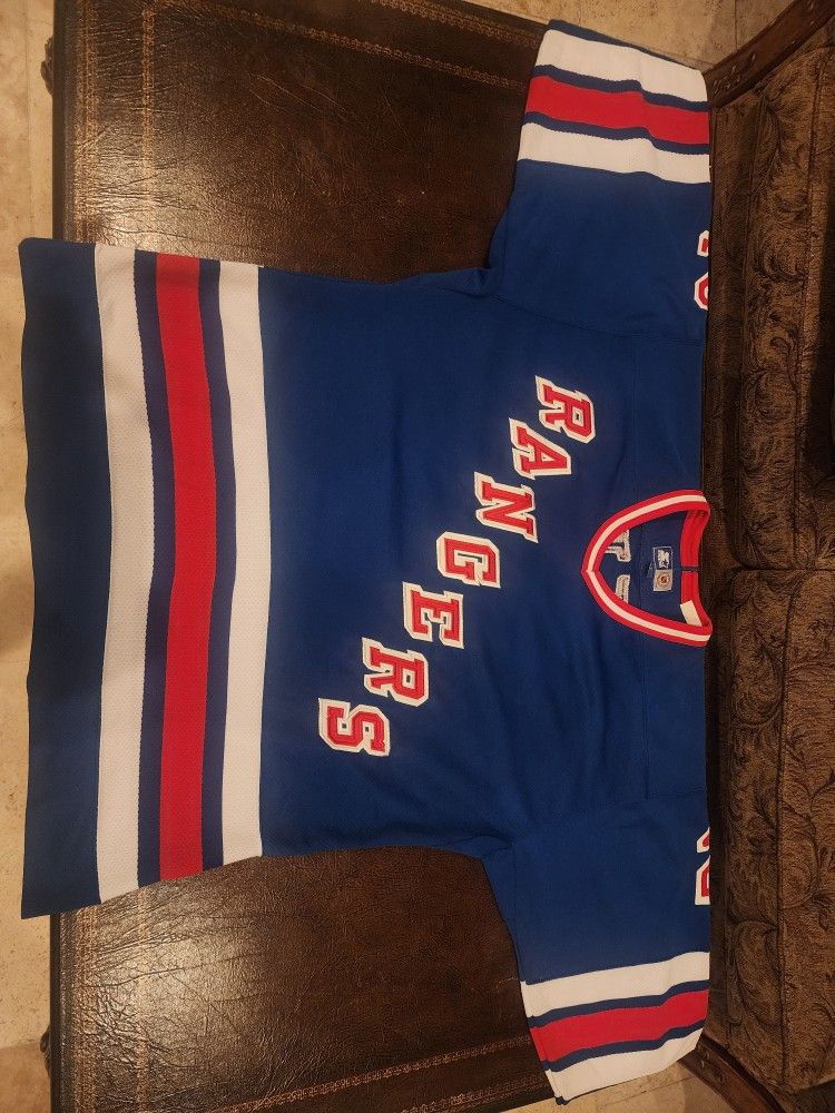 New York Rangers 1990s #2 Brian Leetch Home Jersey