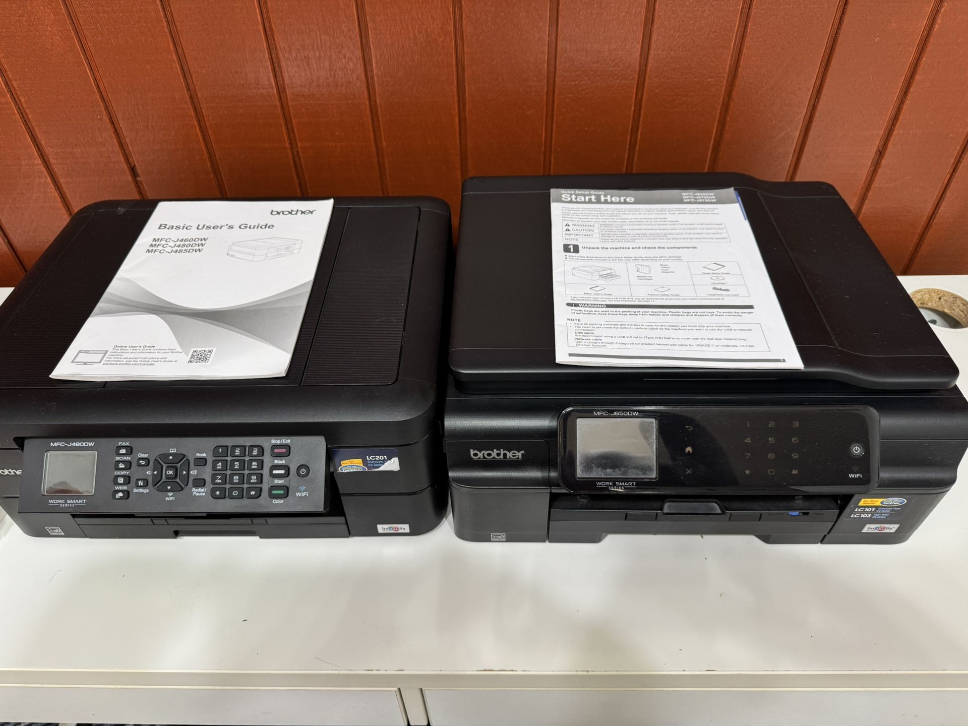 Two Brother All-In-One Color Inkjet Printers