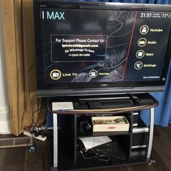 Sony Tv 720 Mega Pixel But Colors Good With Tv Trolly