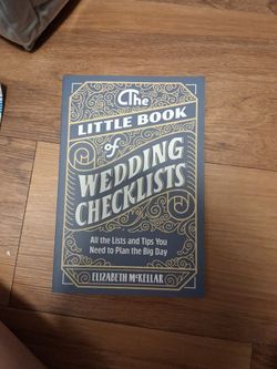 "The Little Book of Wedding Checklists" by Elizabeth McKellar, Callisto Publishing, 2020