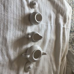 White tea set made by 10 Strawberry Street