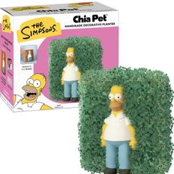 The Simpsons Homer Bush Hiding Disappearing Meme Chia Pet Pottery Planter