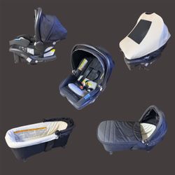 2025 Graco SnugRide Car Seat + Base + Modes Nest Travel Bassinet (NO Stroller)