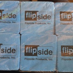  Magnetic Whiteboard Student Erasers, Flipside Logo, Set of 12