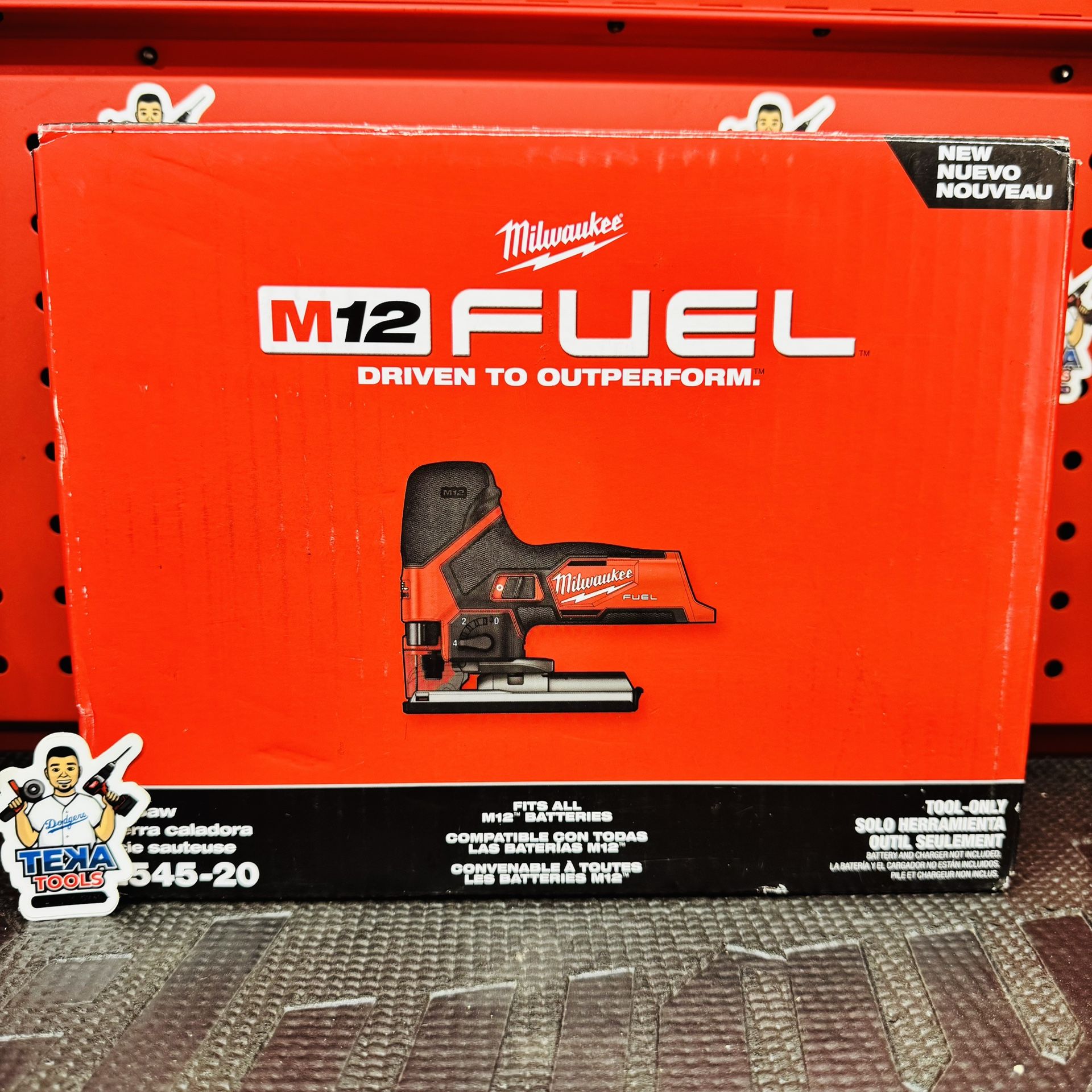 Milwaukee M12 12V Fuel Lithium-Ion Cordless Jig Saw (Tool-Only)