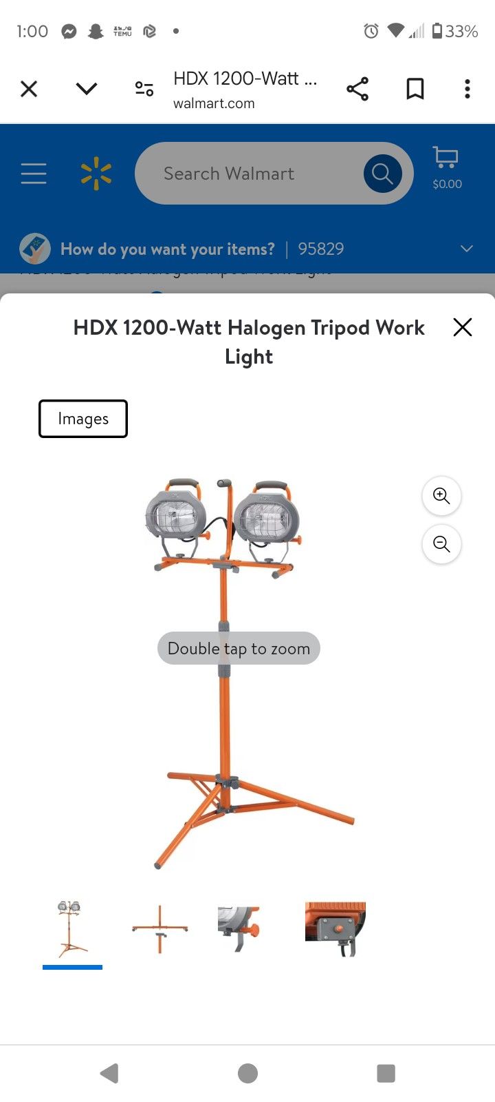 Hdx 1200 Wat Tripod Light