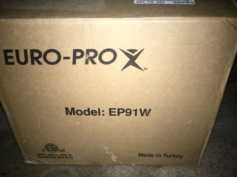 ***BRAND NEW!!!*** Euro Pro Quad Blade Food Processor IN BOX. for Sale