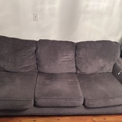 Dark Gray Couch Set (Love seat & Full couch)