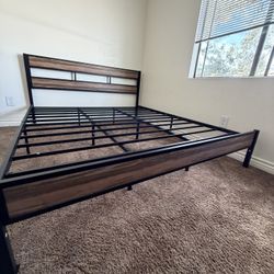 king bed frame with headboard 