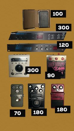 Guitar pedals
