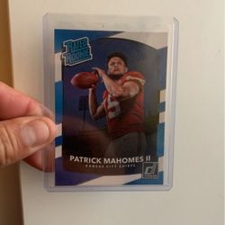 Patrick Mahomes 2017 Donruss rated Rookie