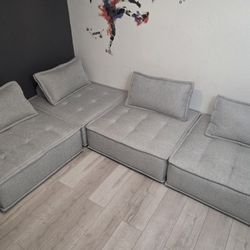 Sofa, Modular, 4 Piece