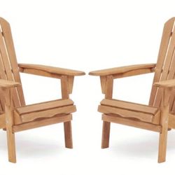 Adirondack Chairs (Foldable) - Set Of 2
