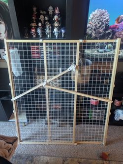 Wooden Tension Pet Gate