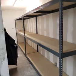 Shelving 96 in W x 24 in D Industrial Boltless Garage Warehouse Storage Racks Better Than Home Depot Lows And Costco Delivery & Assembly Available