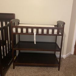 Brown Changing Table