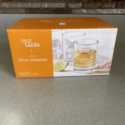 BRAND NEW SET OF 6 SHOT GLASSES 3 OZ 