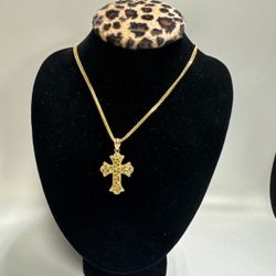 10k gold necklace set