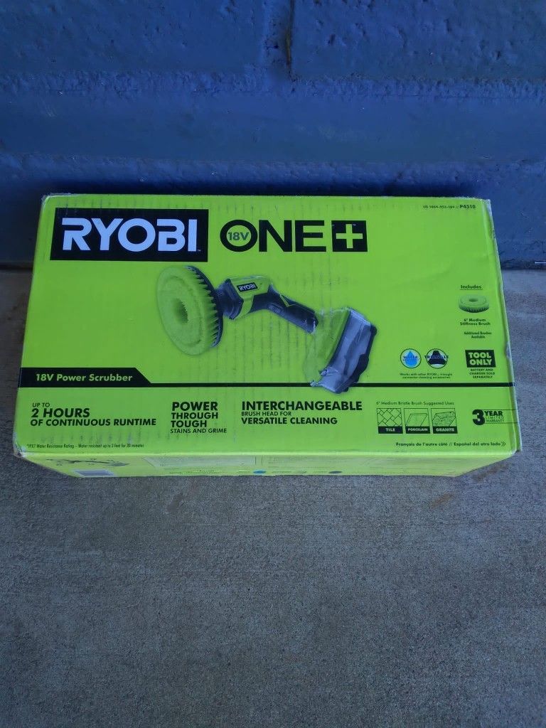 SCRUBER RYOBI 18V TOOL ONLY 