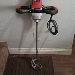 DTA Boss Pro Electric Cement Or Paint Mixer Speed Adjustment Like New 