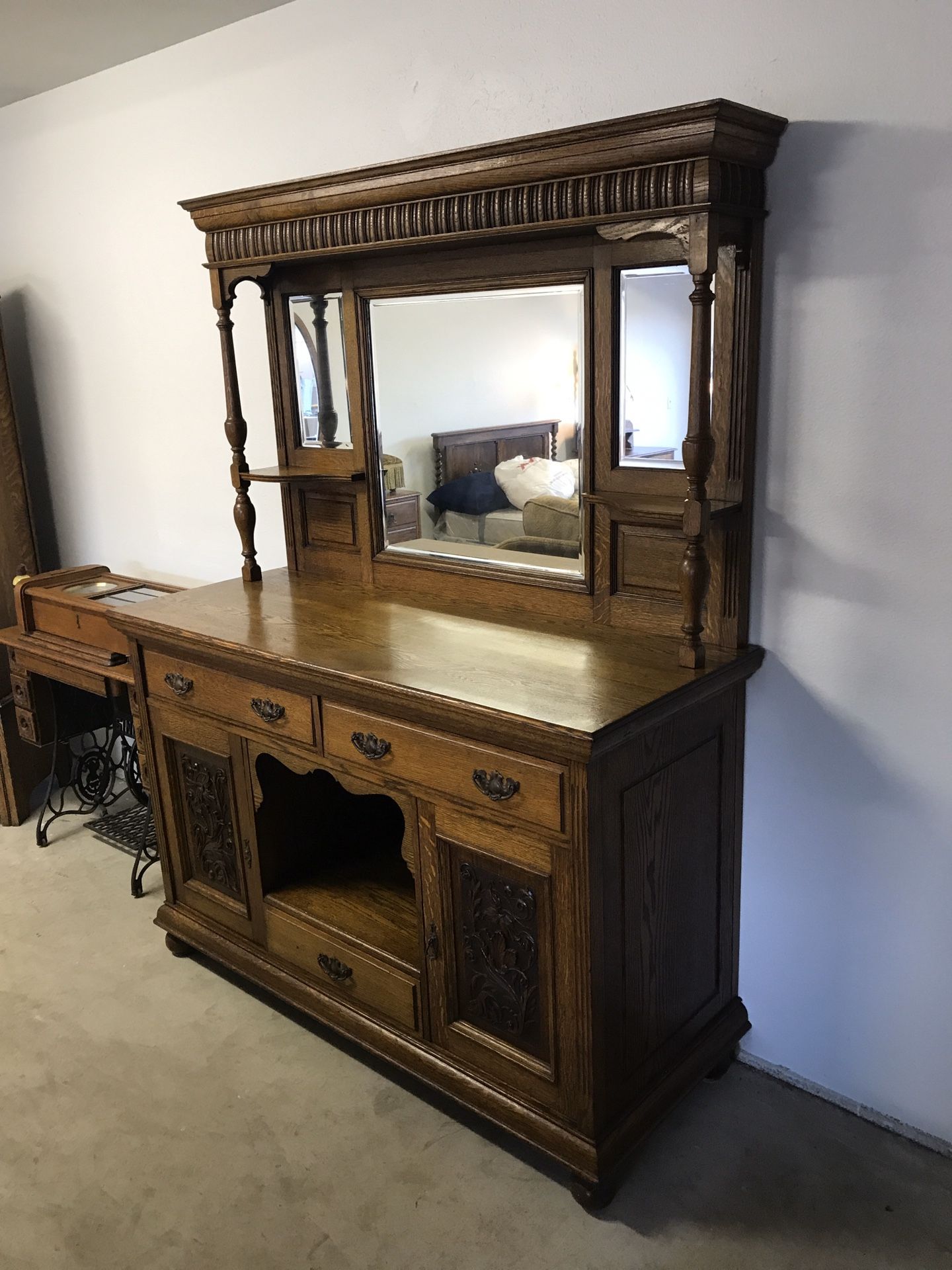 Antique Sideboard Buffet