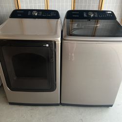 Samsung Washer And Electric Dryer Set 