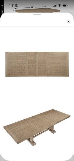 Extendable dining room table