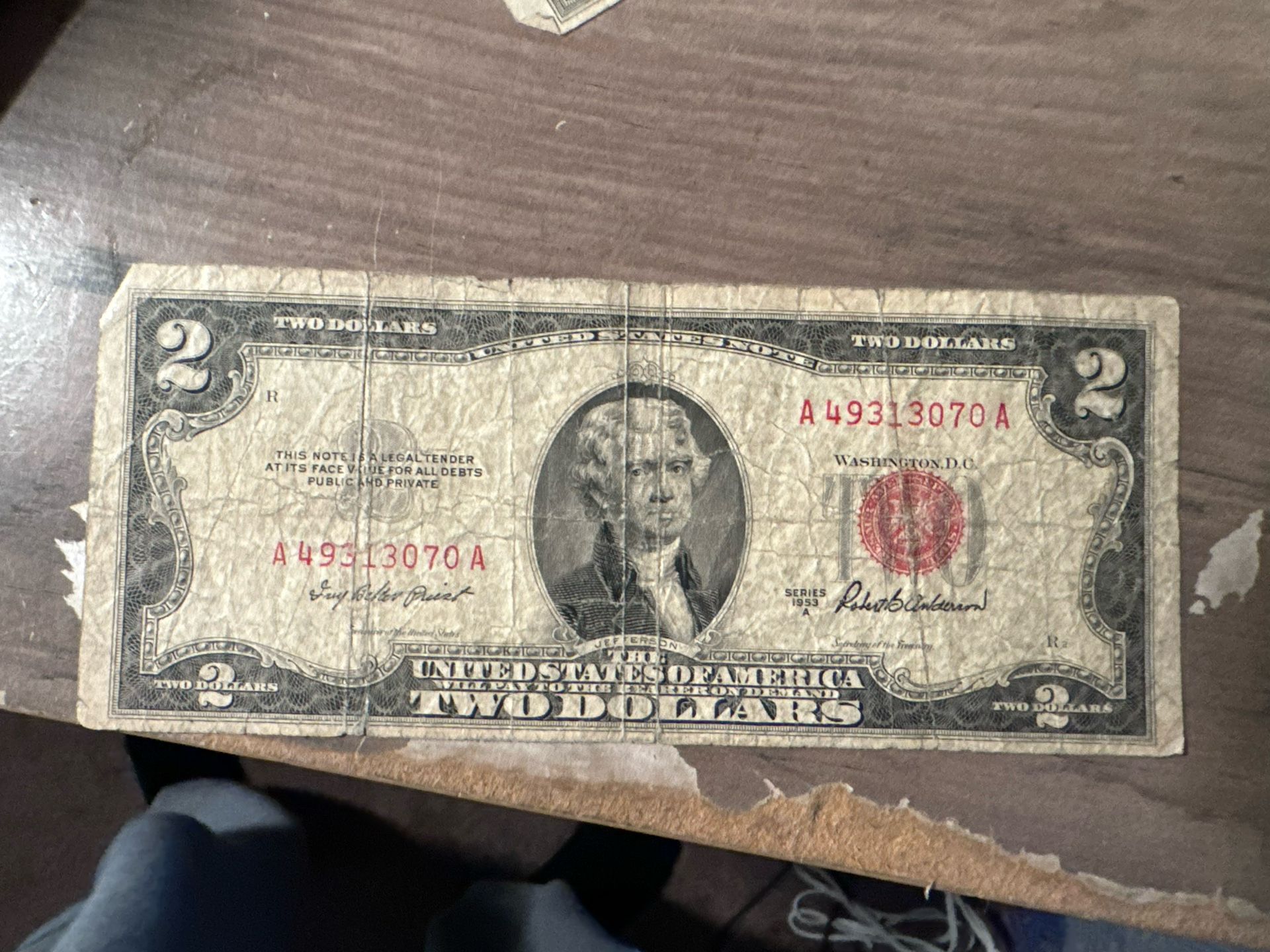 2 Us Pieces Of Currency