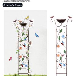 Antique Iron Birdbath