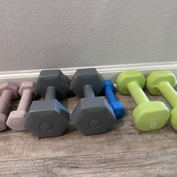 Weights 8lbs,5lbs,3lbs