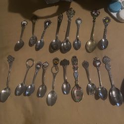 45 Antique Small Spoons Collection $15