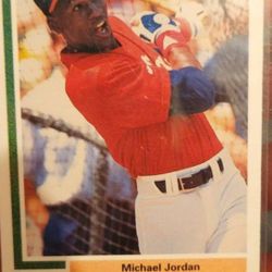 1991 upper deck topps Michael Jordan baseball rookie card