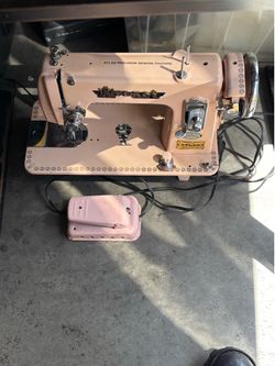 Vintage Atlas Precision Built Deluxe Sewing Machine