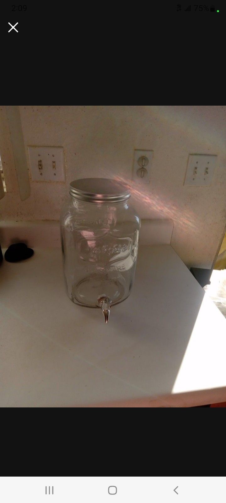 Glass Juicer Bottle 