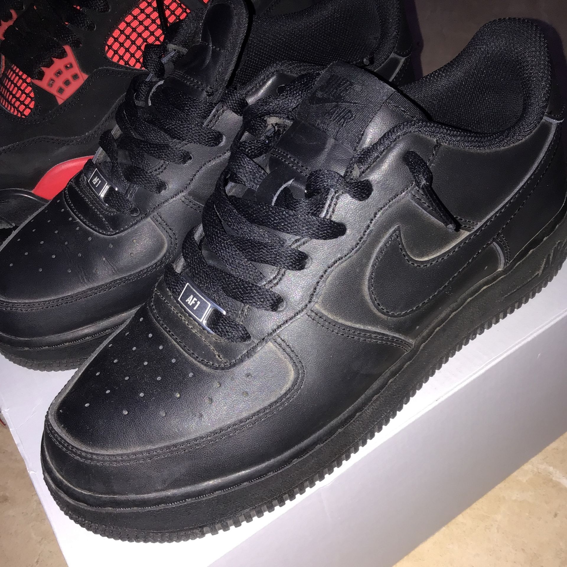 black air force 1 box