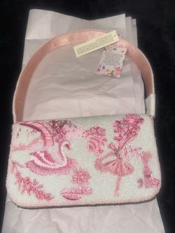 Beautiful Beaded Ballerina Handbag