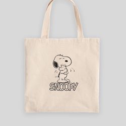 Snoopy Peanut Canvas Tote Bag Shoulder Bag 