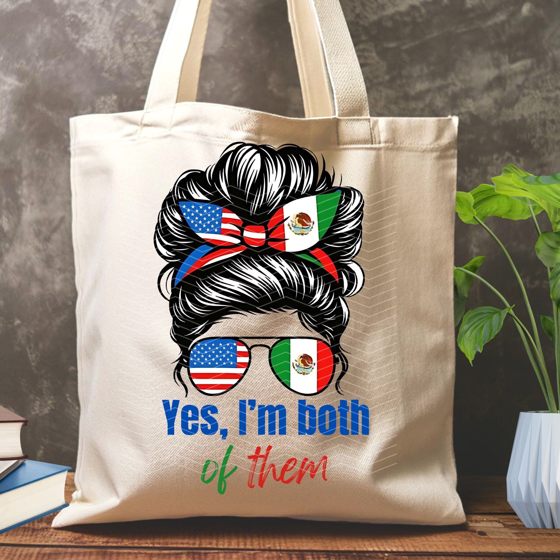 Mexican American Girl/Woman Tote Bag