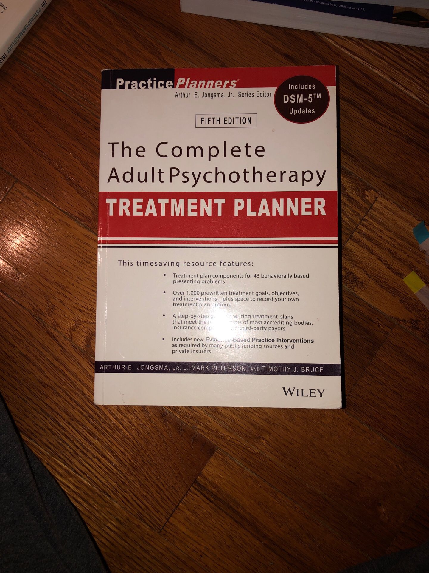 The Complete Adult Psychotherapy- Treatment Planner