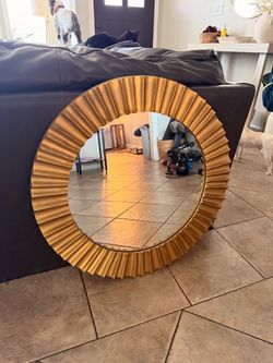 Brass Mirror