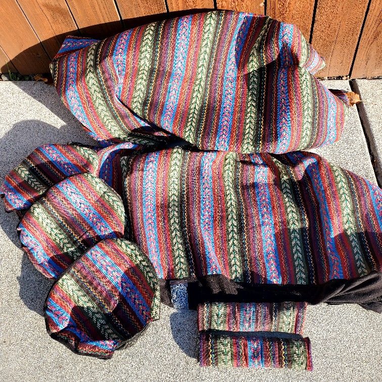 Back Car Seat Covers, Boho Tribal Print, Universal Fit