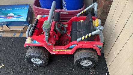 Free Power Wheels Fire Rescue Ride-On Jeep