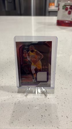 2020-21 Prizm Sensational Swatches LeBron James + Mitchell Robinson