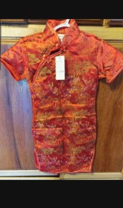 Halloween Costume Girls Traditional Chinese  Size Child 8 New Shed Box 5