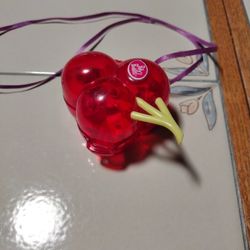 Vtg 2000 Polly Pocket Fruit Surprise  Necklace