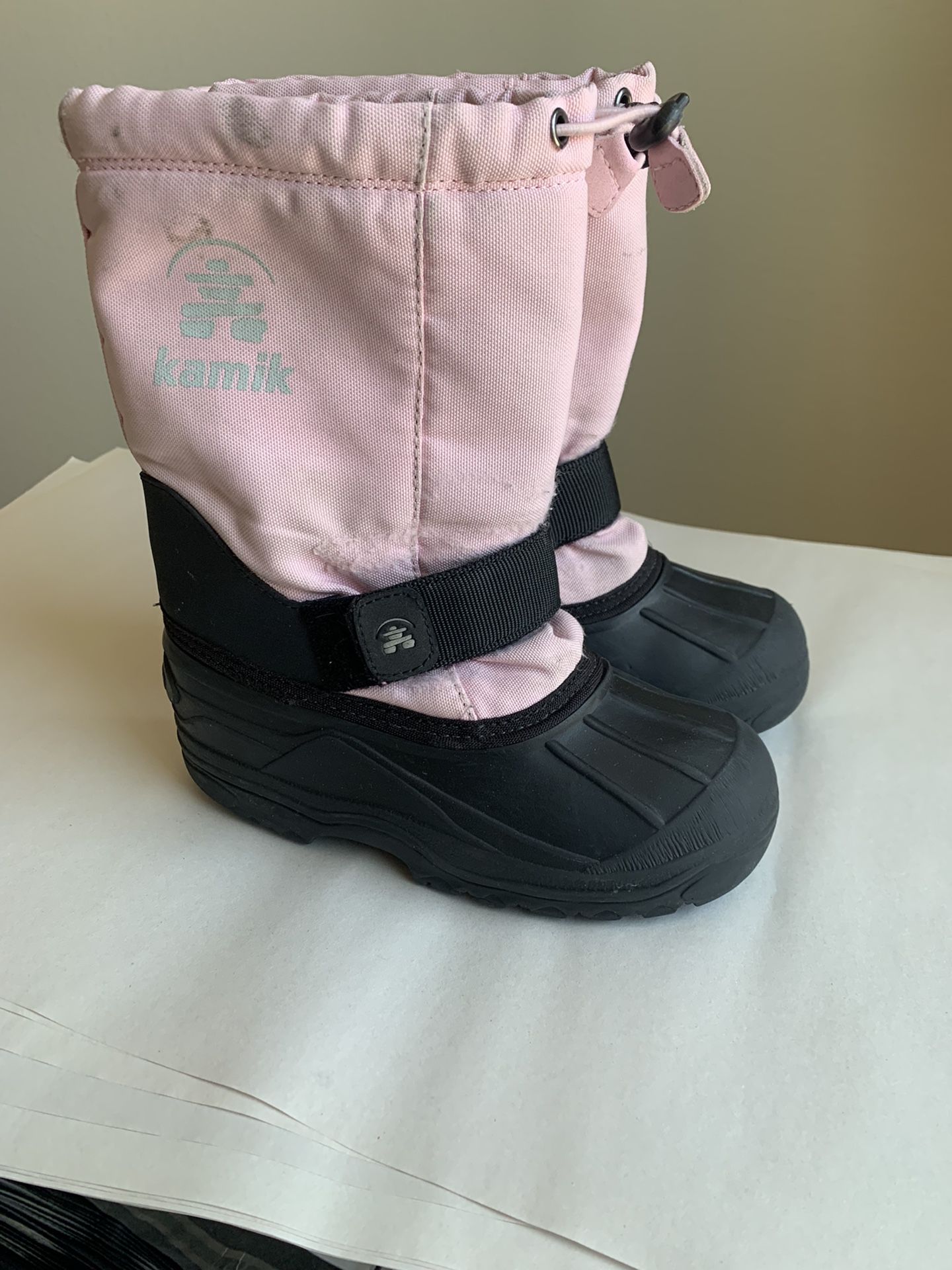 snow boots for girls , size 1