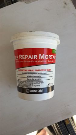 1.5 lb. Bucket of Tile Repair Mortar
