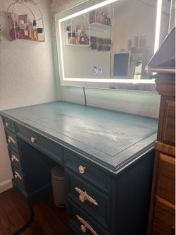 Antique wooden desk