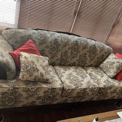 Antique Sofa And  3 Tables